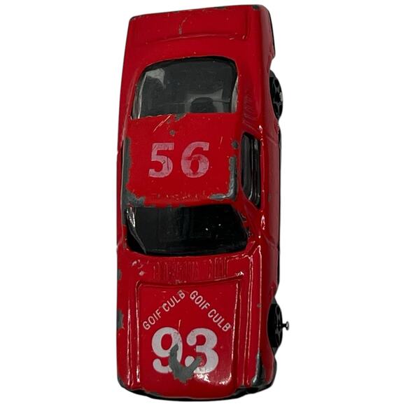 Vintage 1993 Diecast #56 Race Car Golf Culb 93 Red Sports Car - Picture 6 of 7